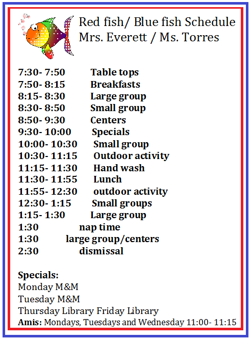 D schedule 